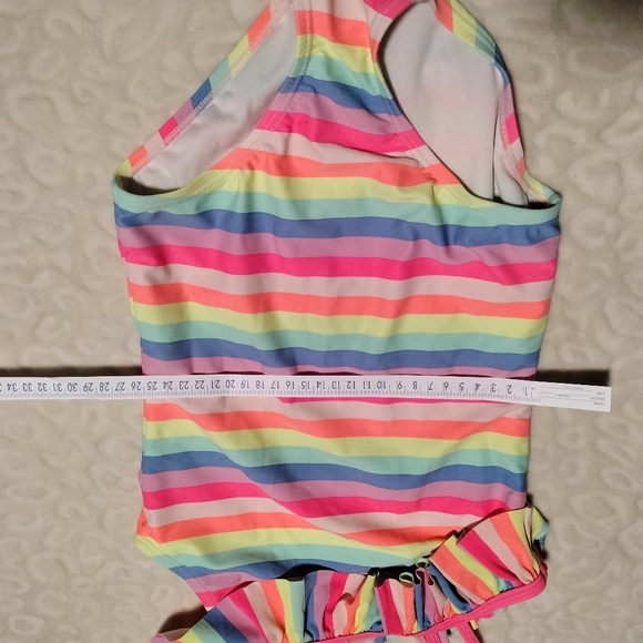 Striped bathing suit girls size 8 - Picture 5 of 5